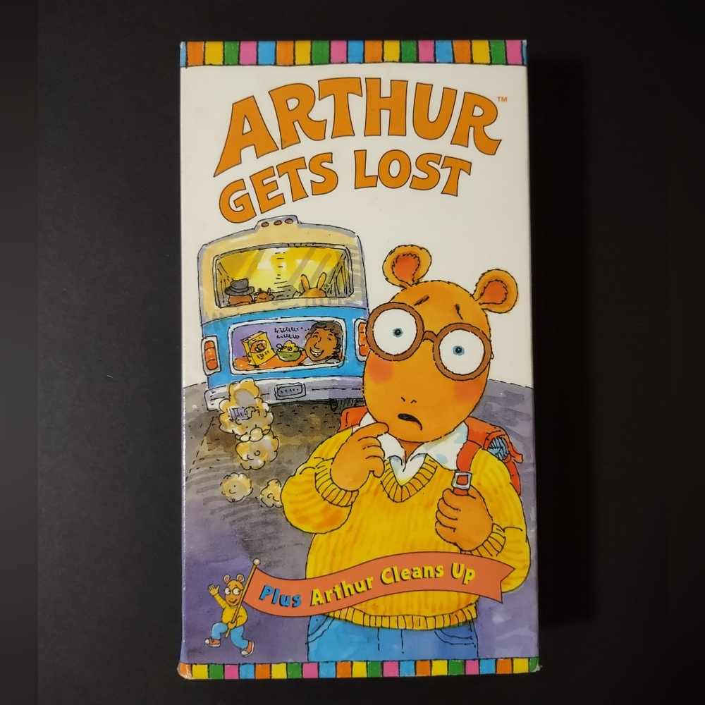 Arthur - Arthur Gets Lost VHS Tape 1999 PBS Kids Animated Kids Cartoon Show Rare